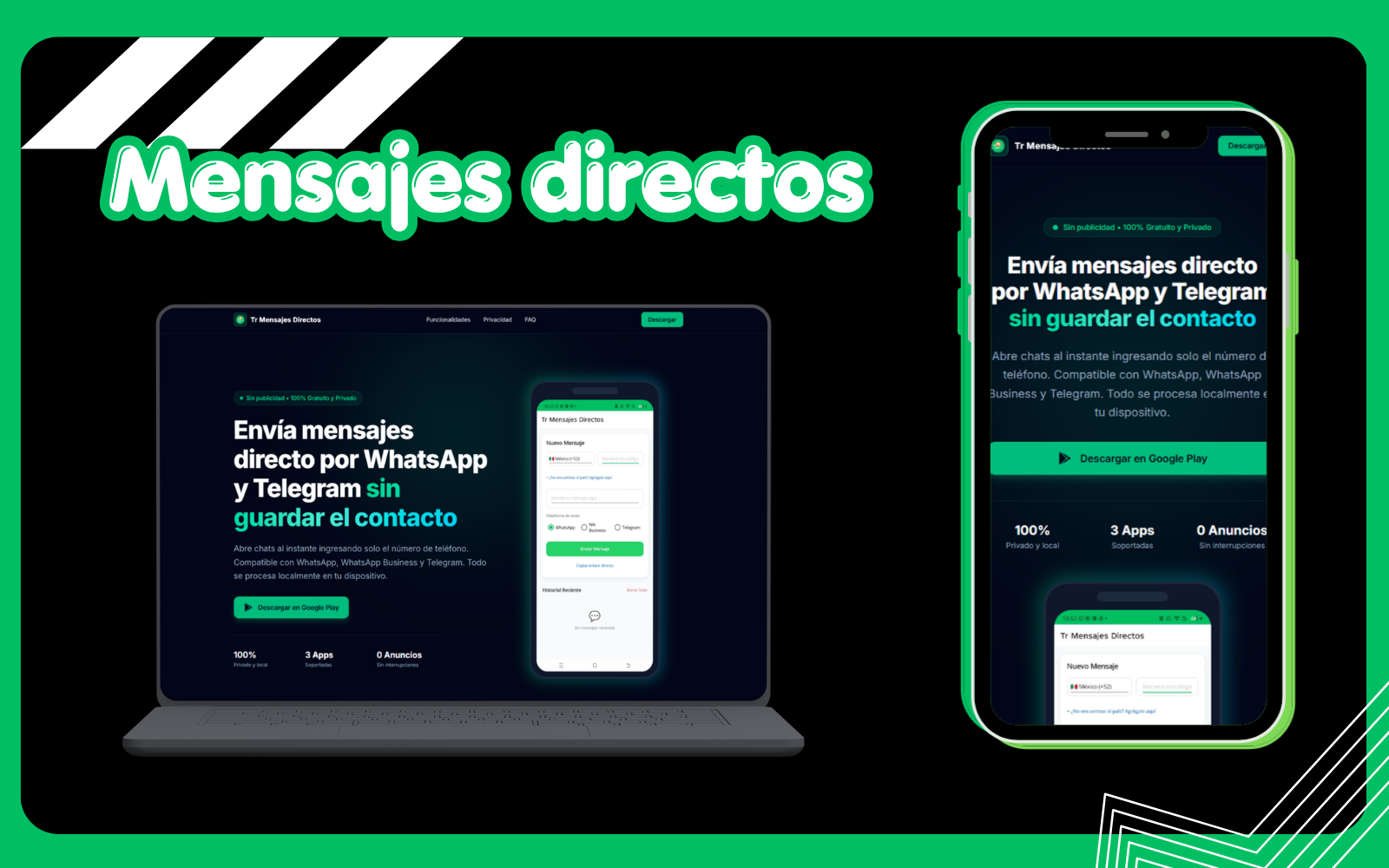 Tr Mensajes Directos, proyecto realizado por Tr-Android