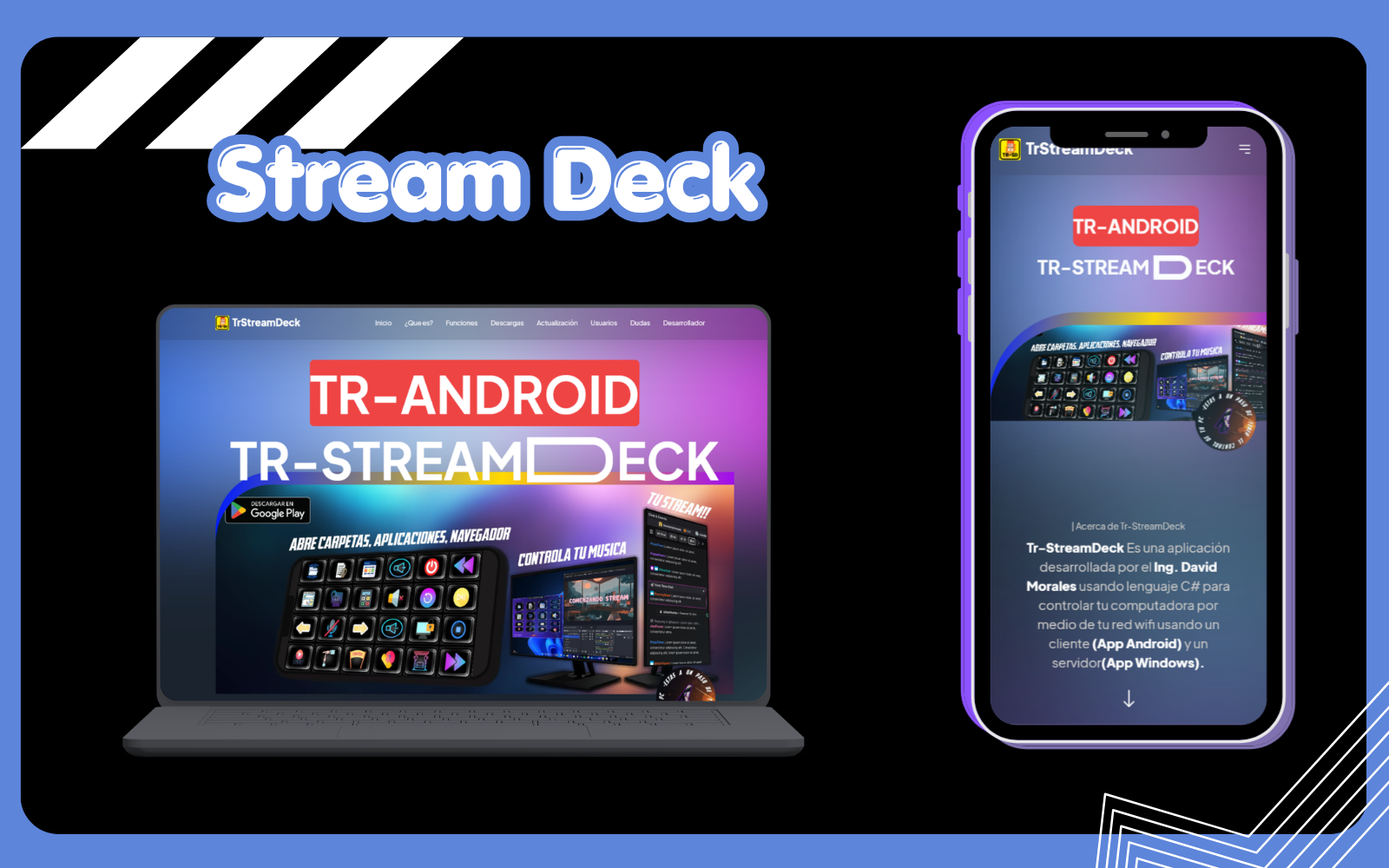 TrStreamDeck, proyecto realizado por Tr-Android